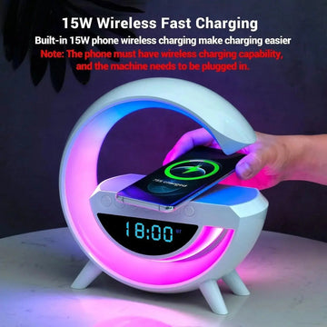 Digital Led Wireless Charger Speaker zambeel