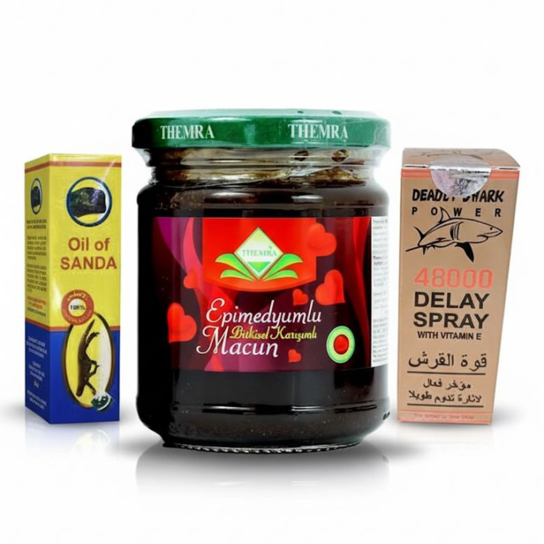 TURKISH MACUN + FREE OIL OF SANDA+ 48000 DELAY SPRAY