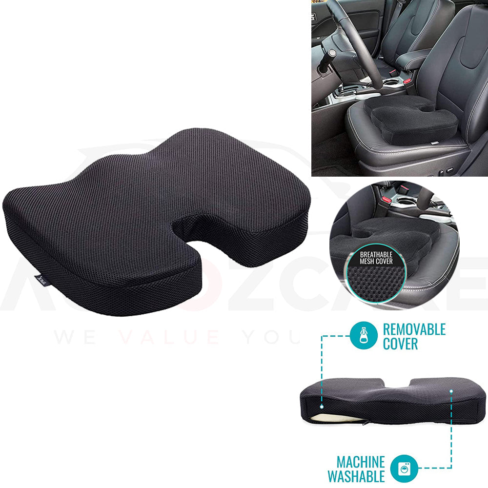 Universal Car Seat Cushion | Hip Support Cushion | U Shape | Memory Foam